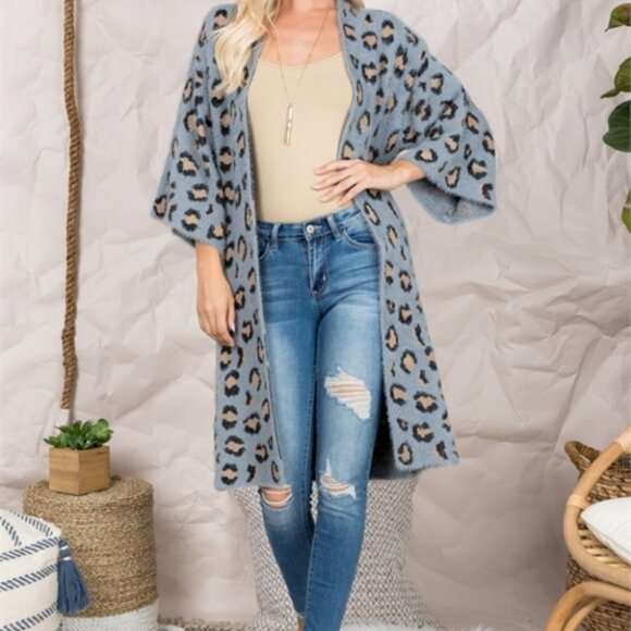 So Soft Leopard Print Cardigan - Picture 7 of 9